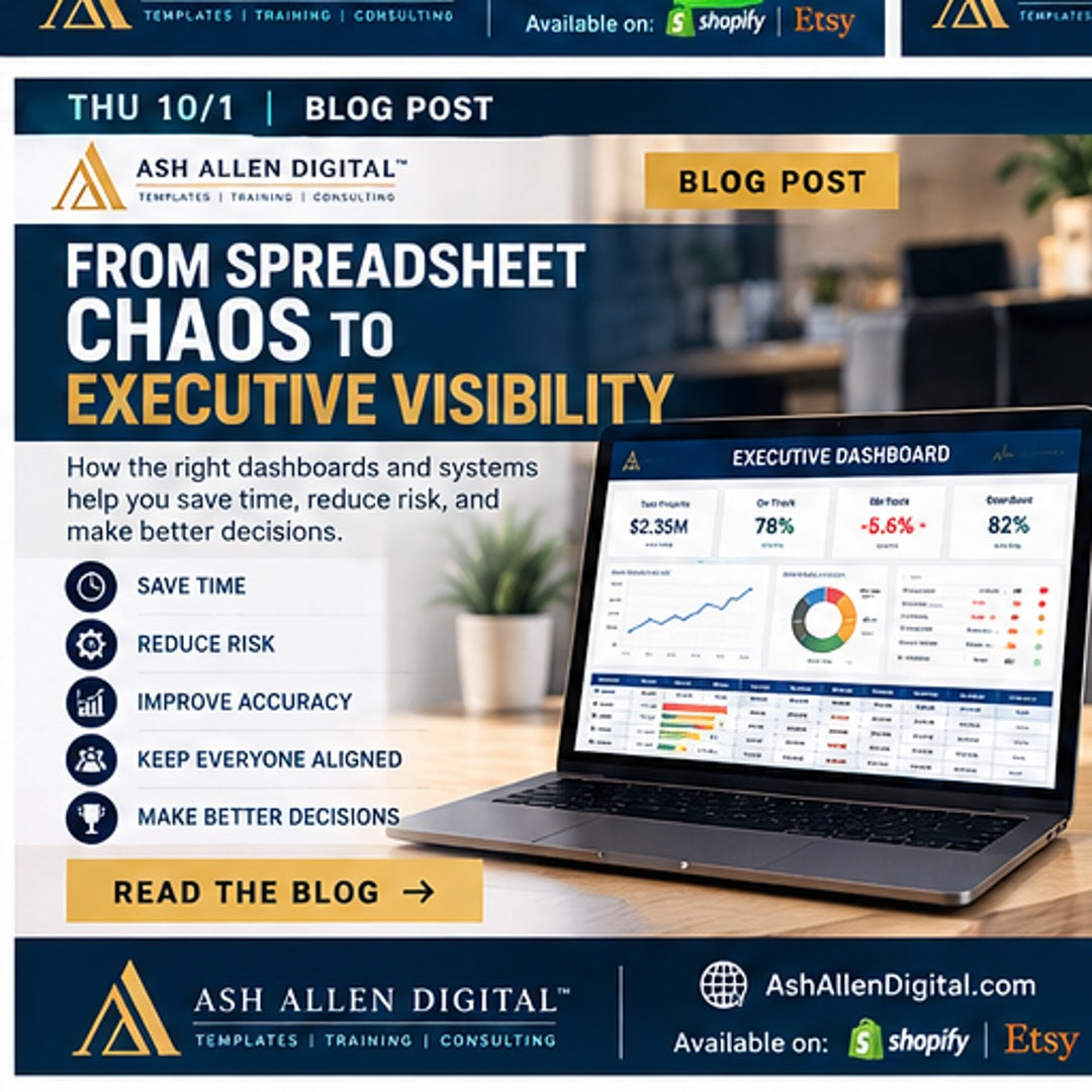 From Spreadsheet Chaos to Executive Visibility