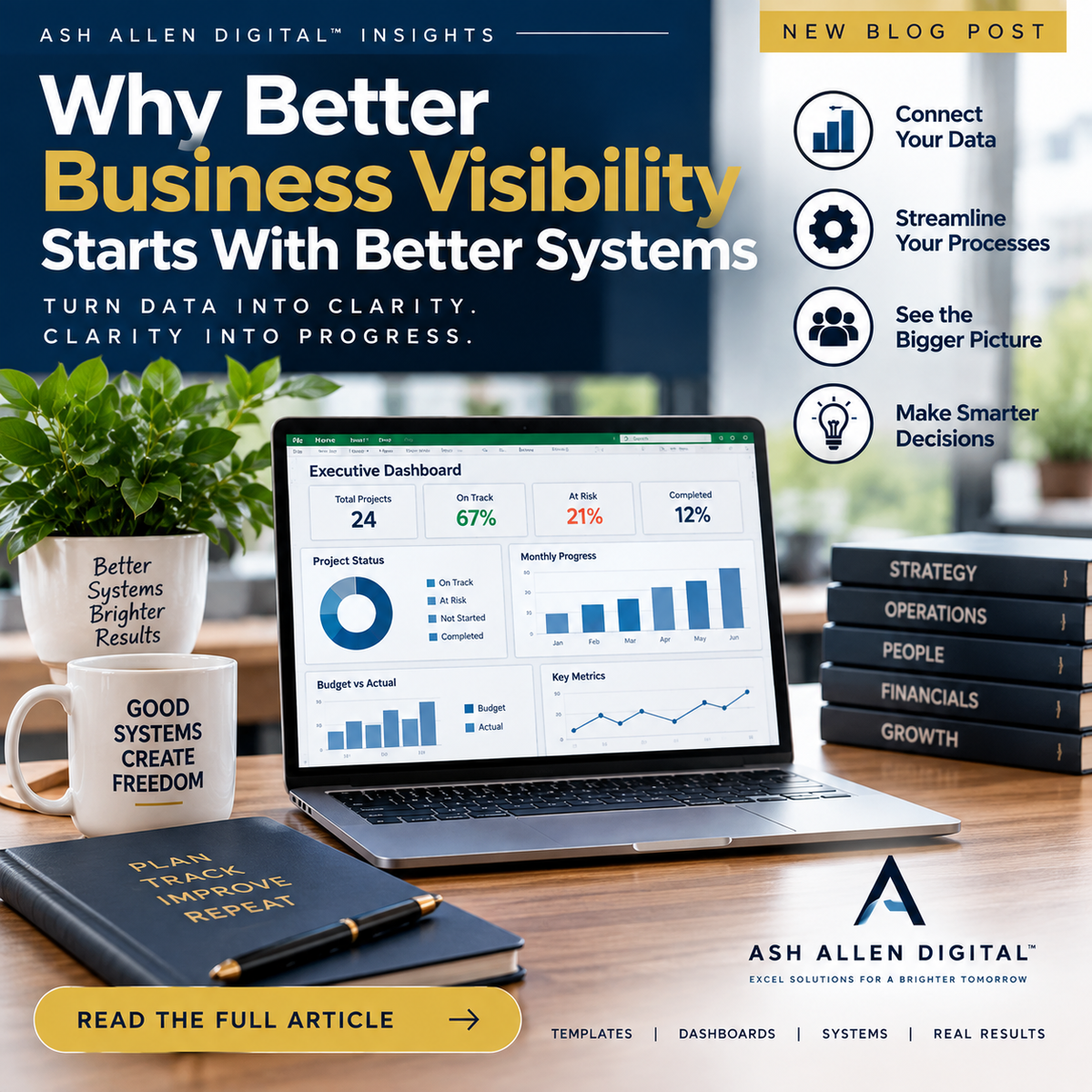 Why Better Business Visibility Starts With Better Systems - Ash Allen Digital Insights