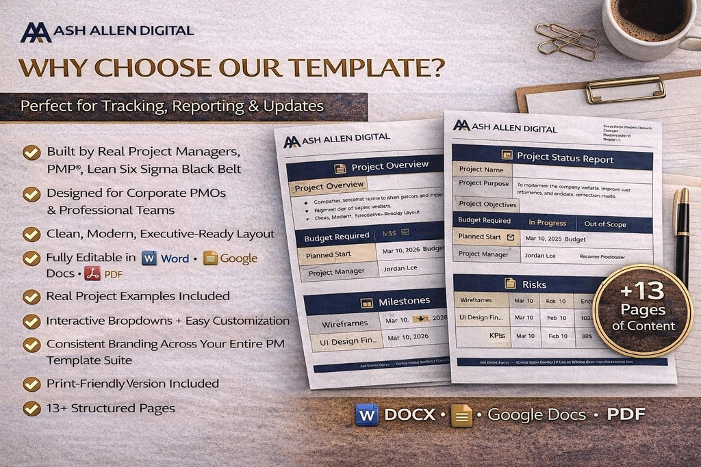 Project Status Report Template