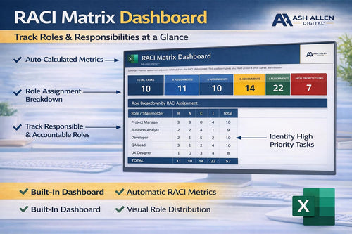 Excel RACI Matrix Template