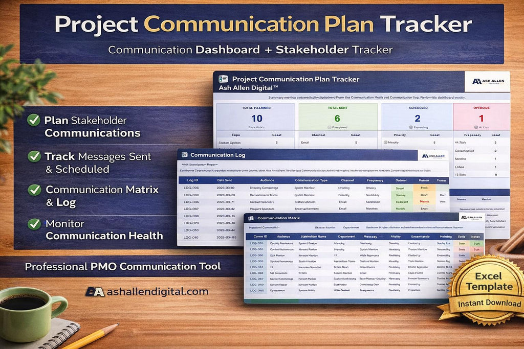 Project Communication Plan Excel Template