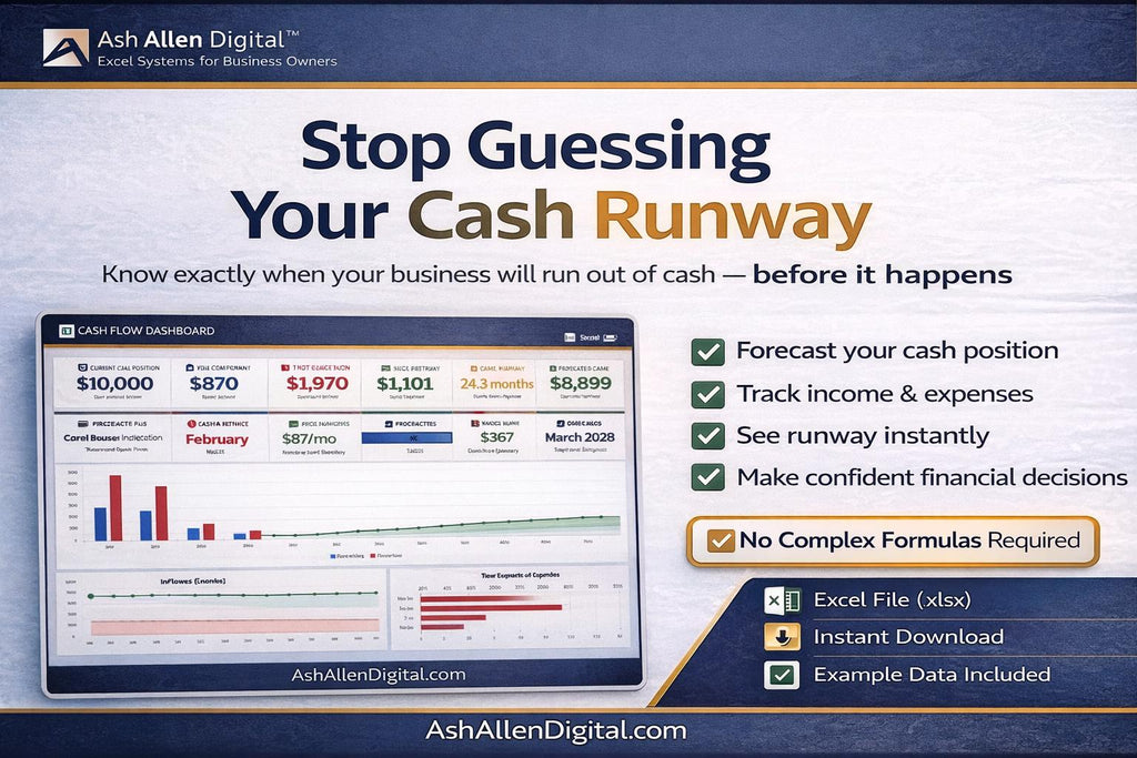 Cash Flow Forecast Excel Template