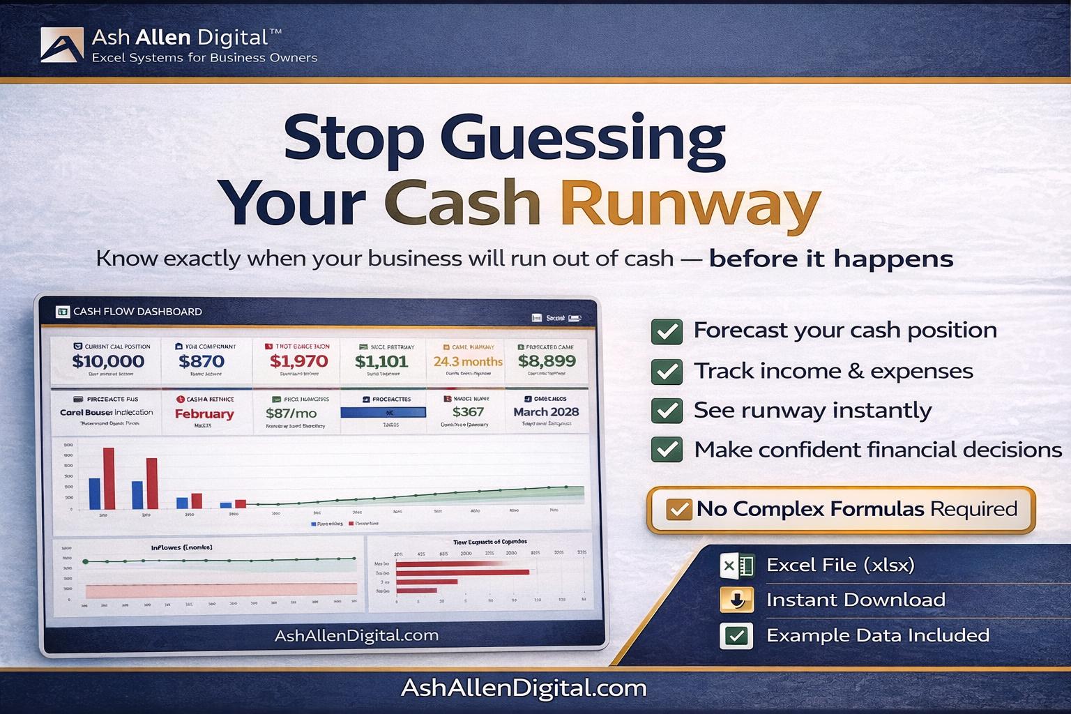 Cash Flow Forecast Excel Template