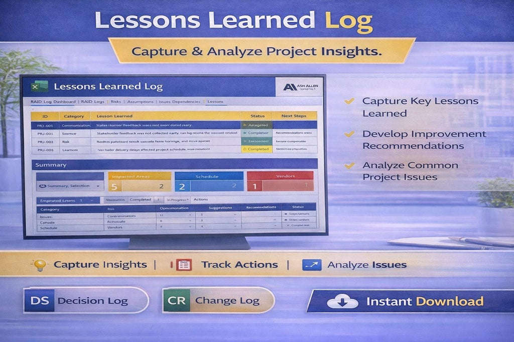 Project Governance Toolkit Excel