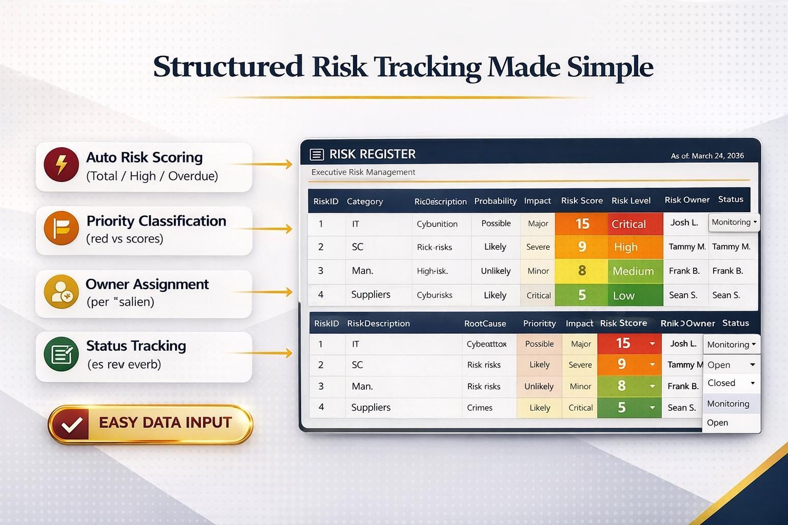 Risk Register Command Center