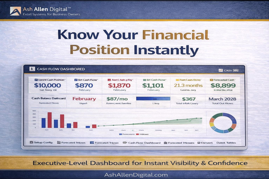 Cash Flow Forecast Excel Template