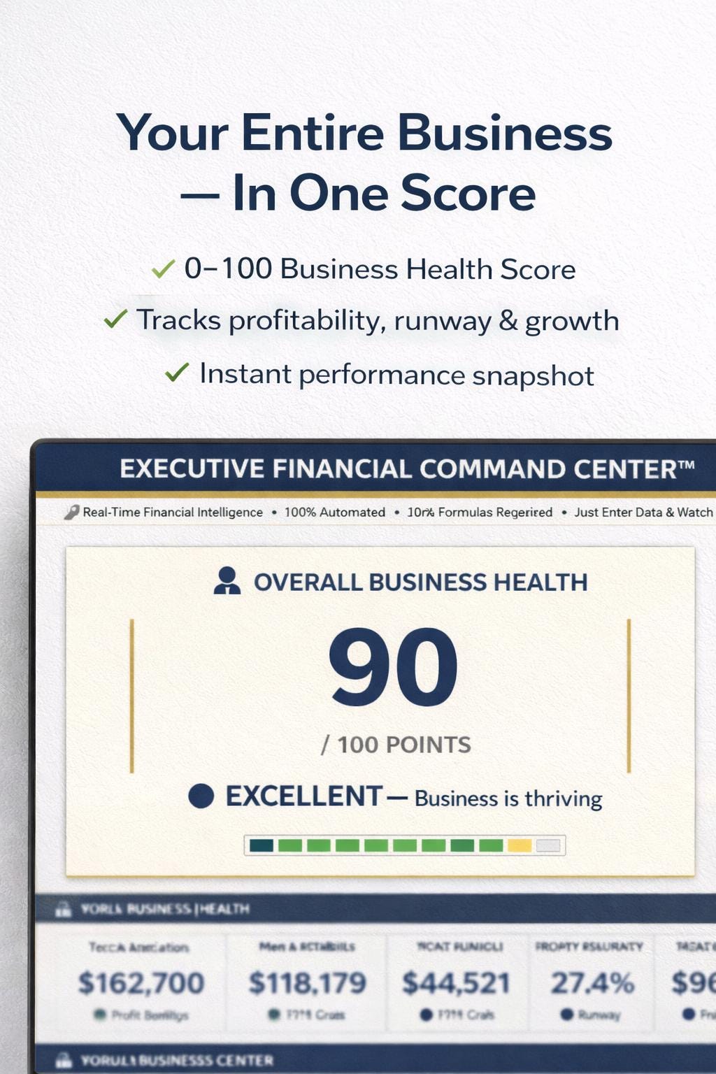 Small Business Financial Control System Excel Template