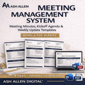 Meeting Minutes Template Bundle