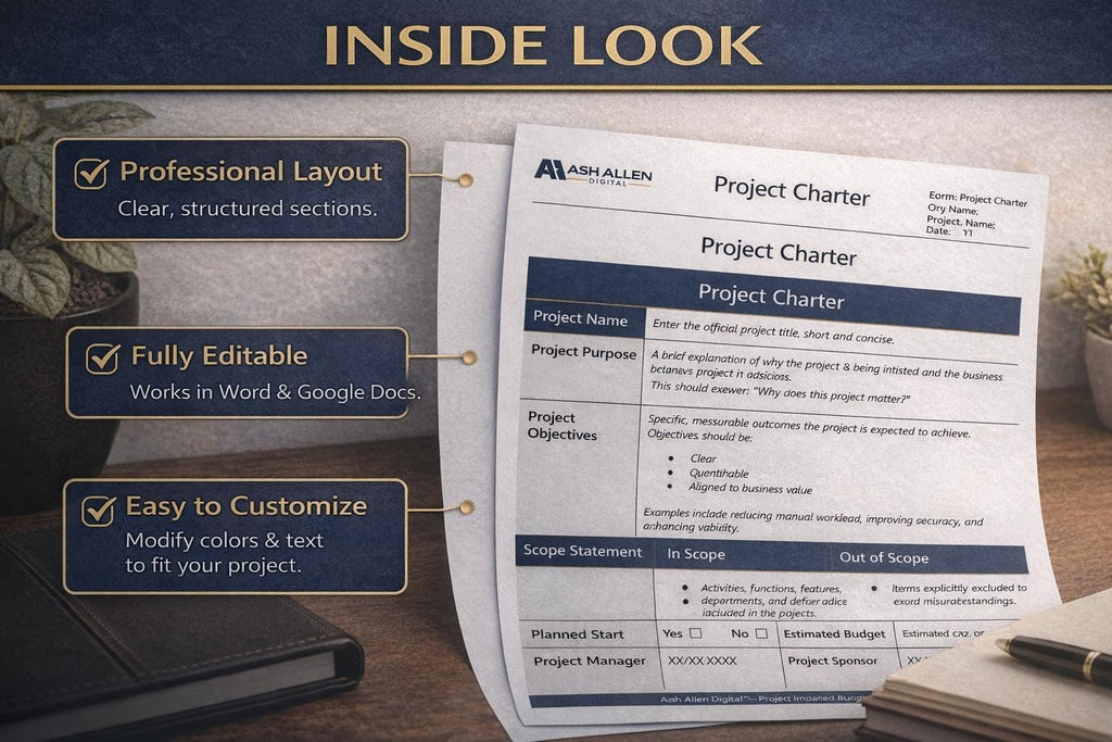 FREE Project Charter Template