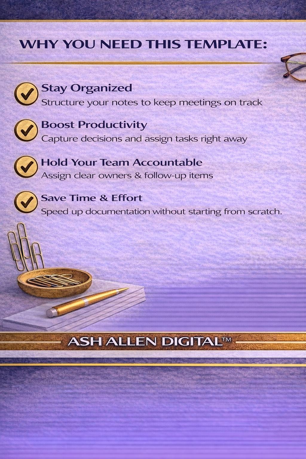 Meeting Minutes Template