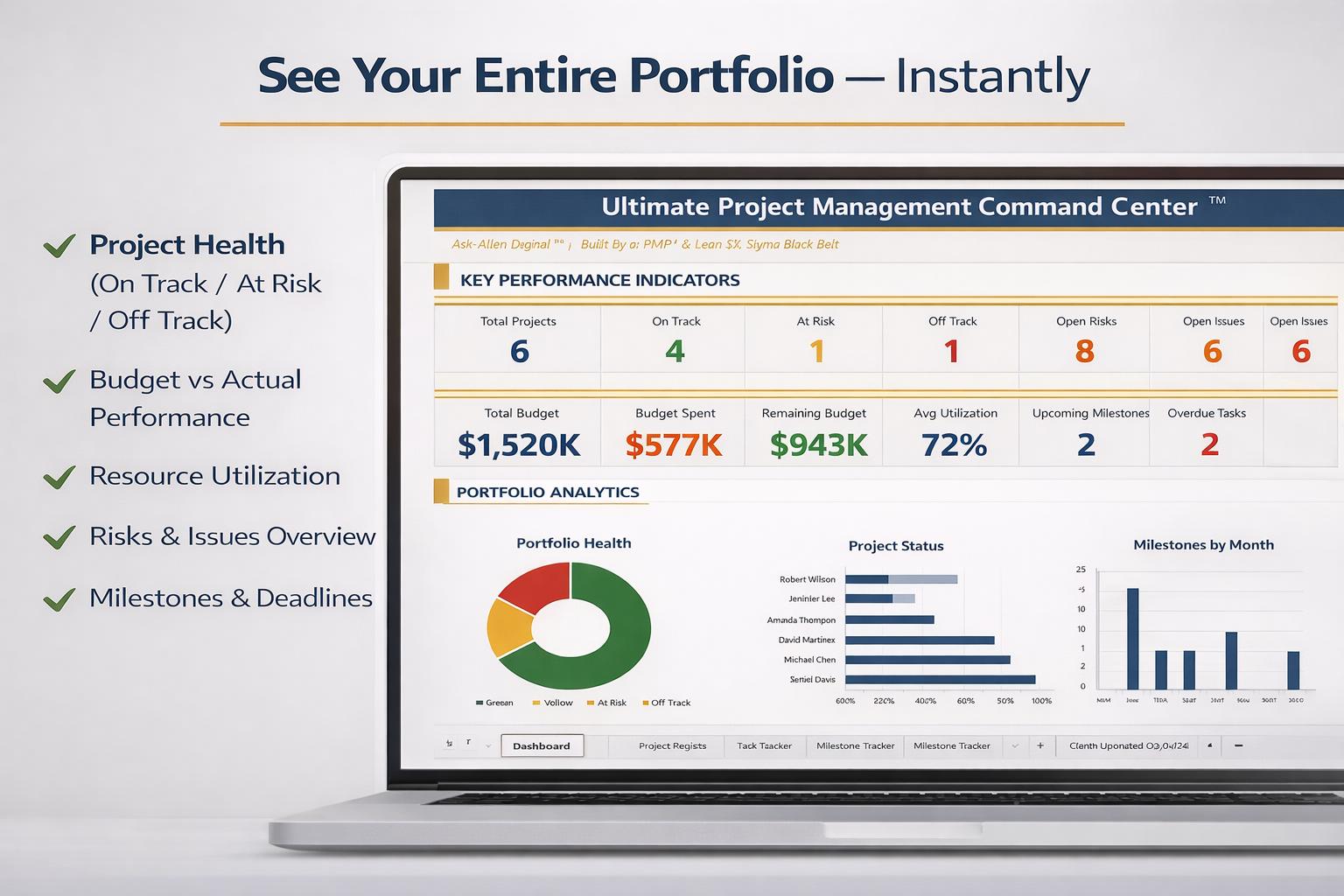 Project Management Excel System