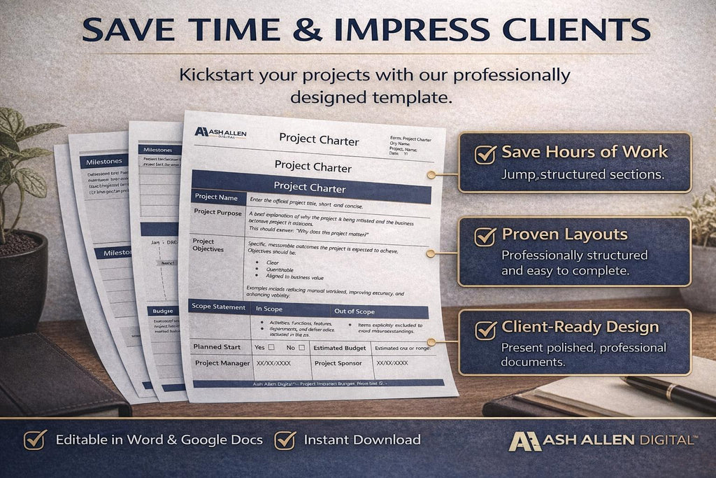 FREE Project Charter Template