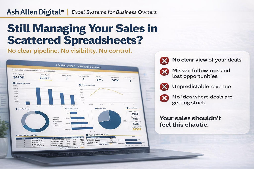 Sales CRM Excel Template