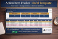 Action Item Tracker Excel Template