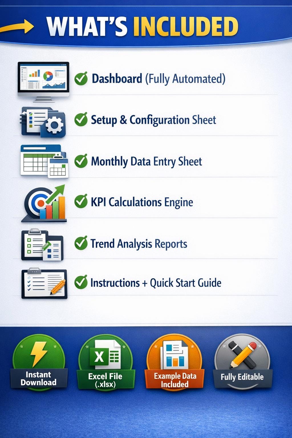 Startup Kpi Dashboard Excel Template