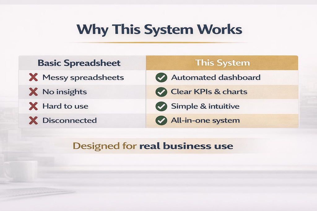 Simple Bookkeeping System Excel