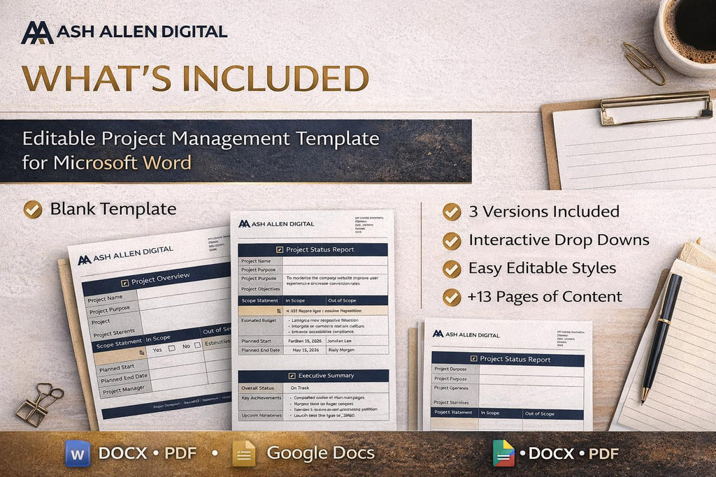 Project Status Report Template