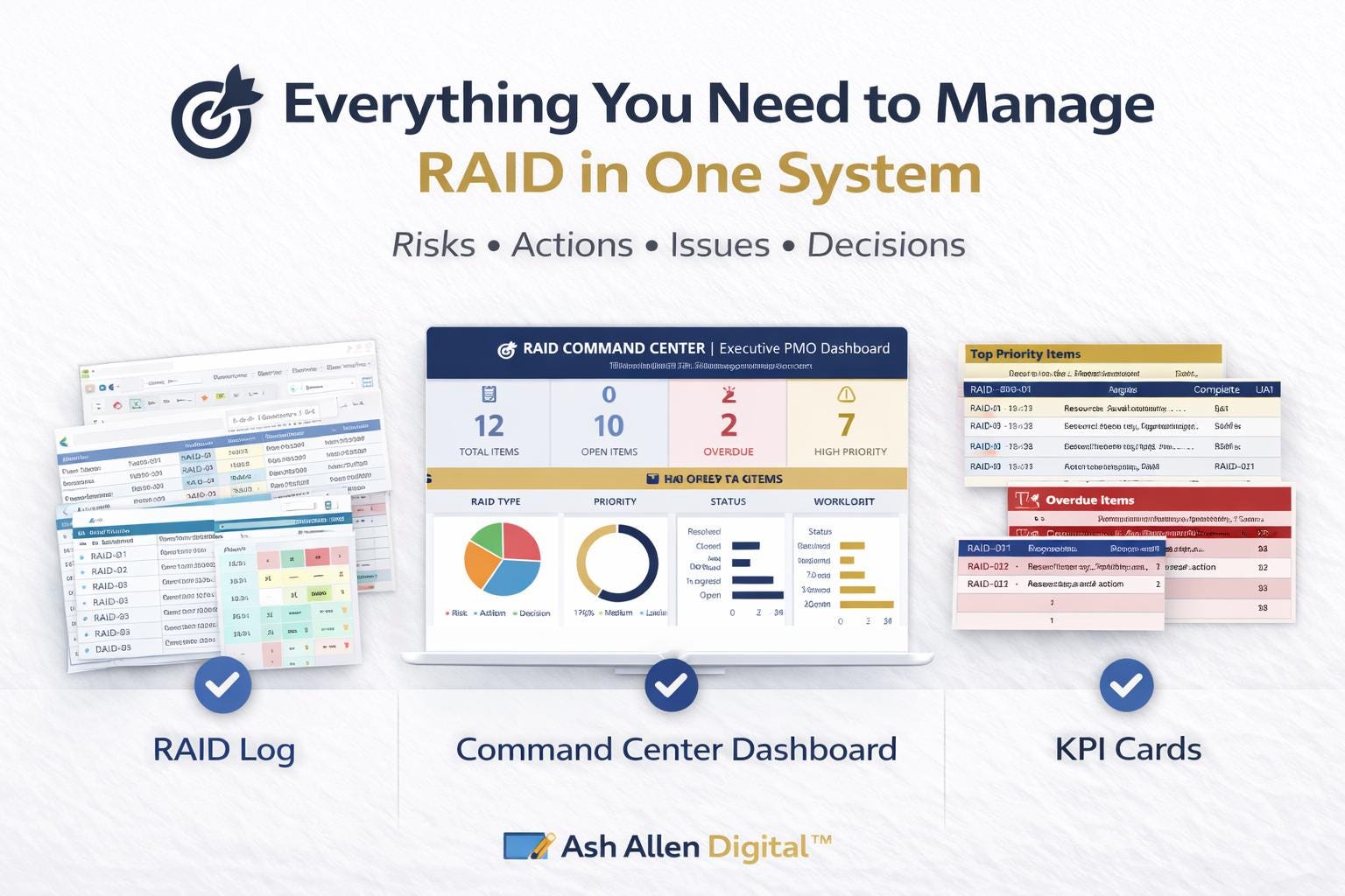 RAID Log Excel Template