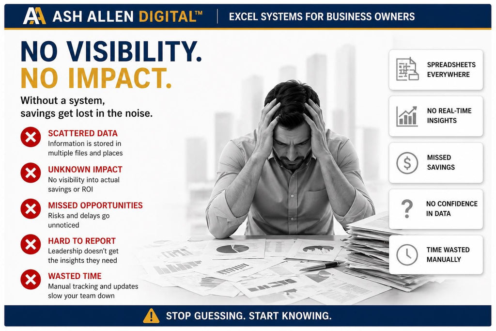 Lean Six Sigma Savings Excel