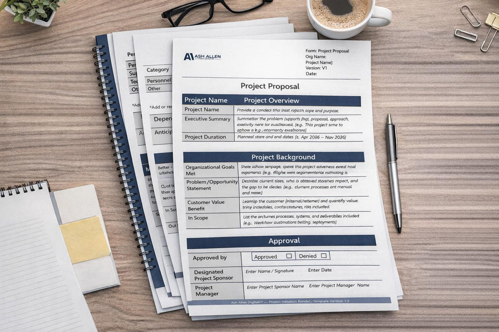 Editable Project Proposal Template