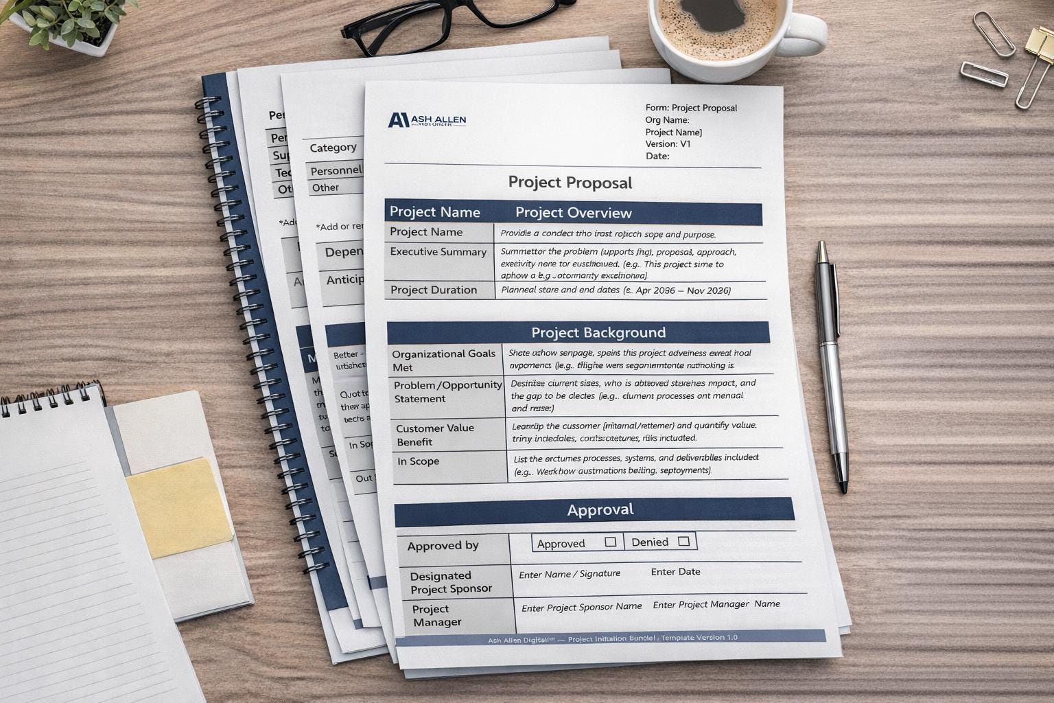 Editable Project Proposal Template