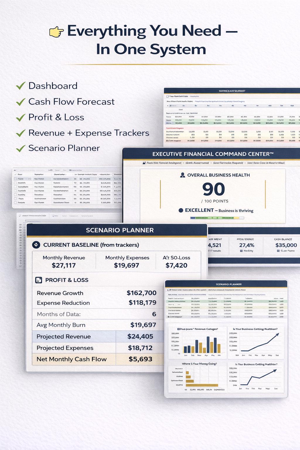 Small Business Financial Control System Excel Template
