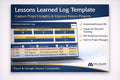 Lessons Learned Log Template