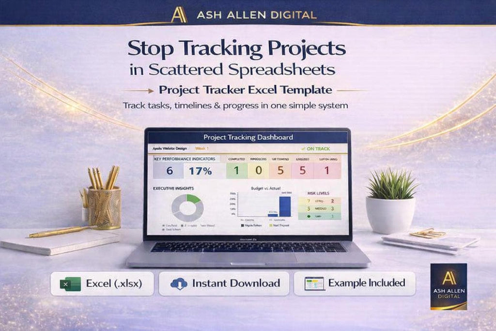 Project Tracker Excel Dashboard