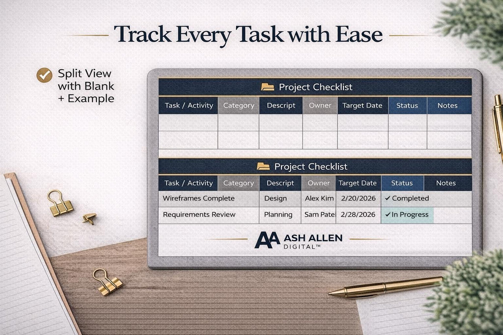 Project Checklist Template