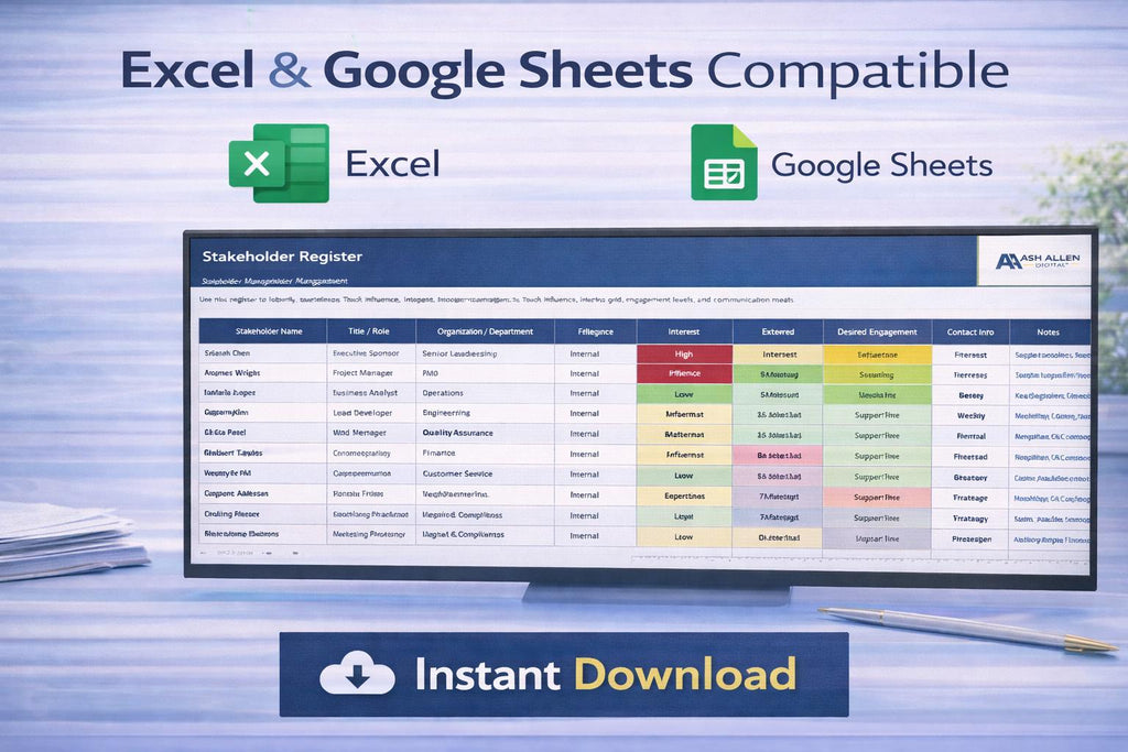 Excel Stakeholder Register Template