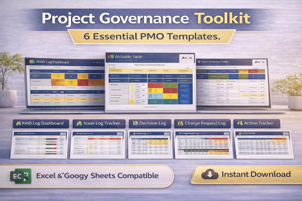 PMO Resource Dashboard Excel Bundle