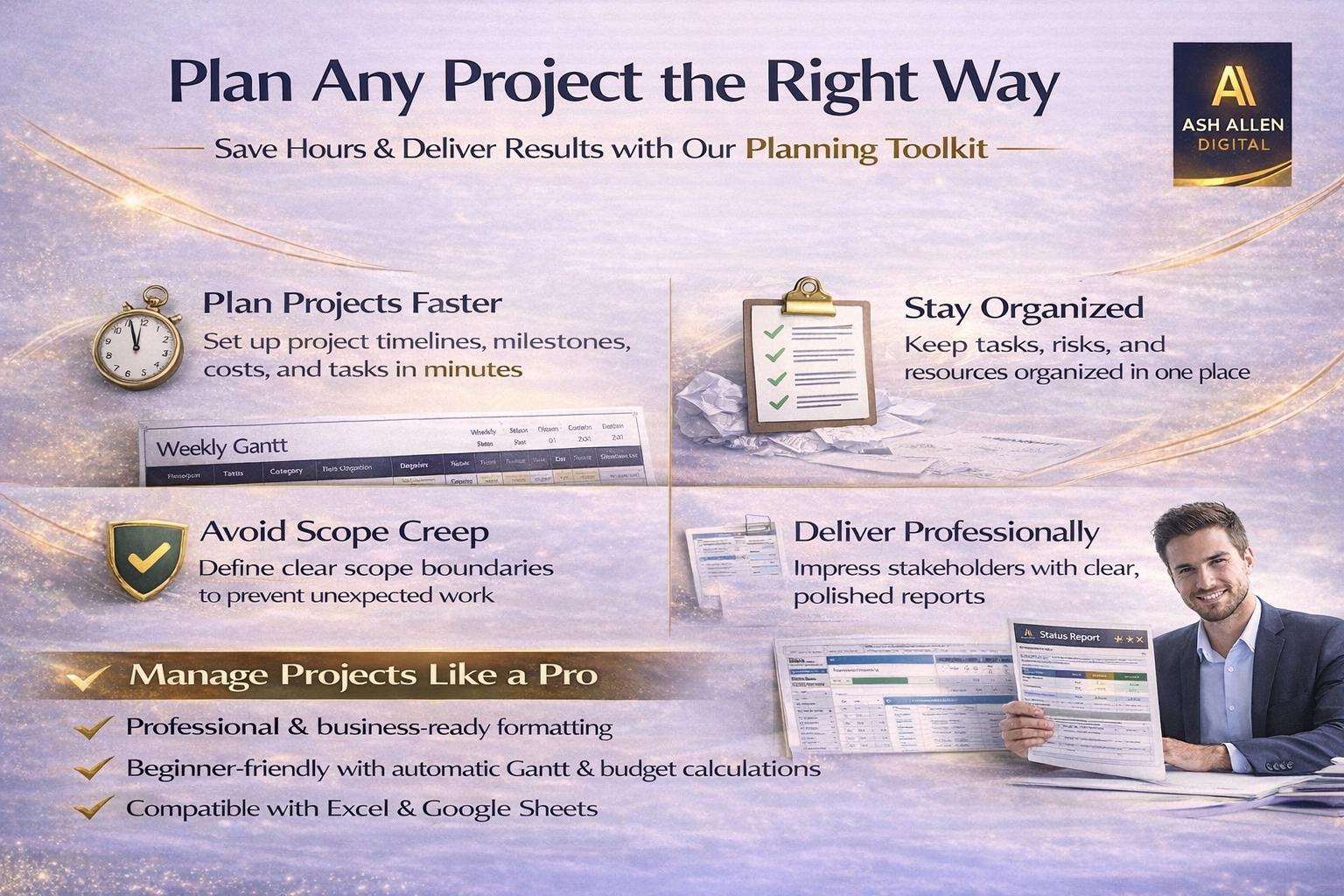 Project Tracker Excel Dashboard