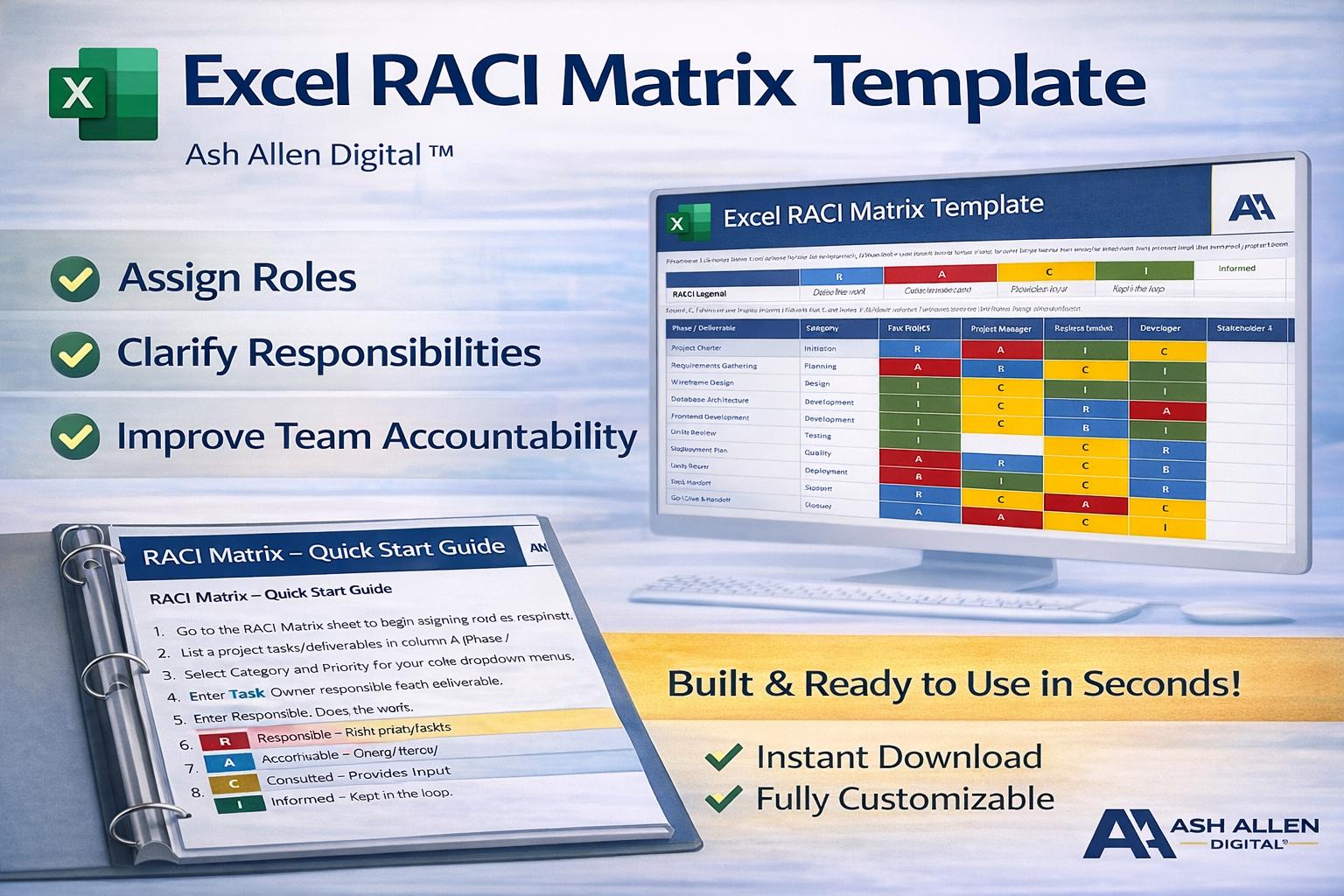 Excel RACI Matrix Template