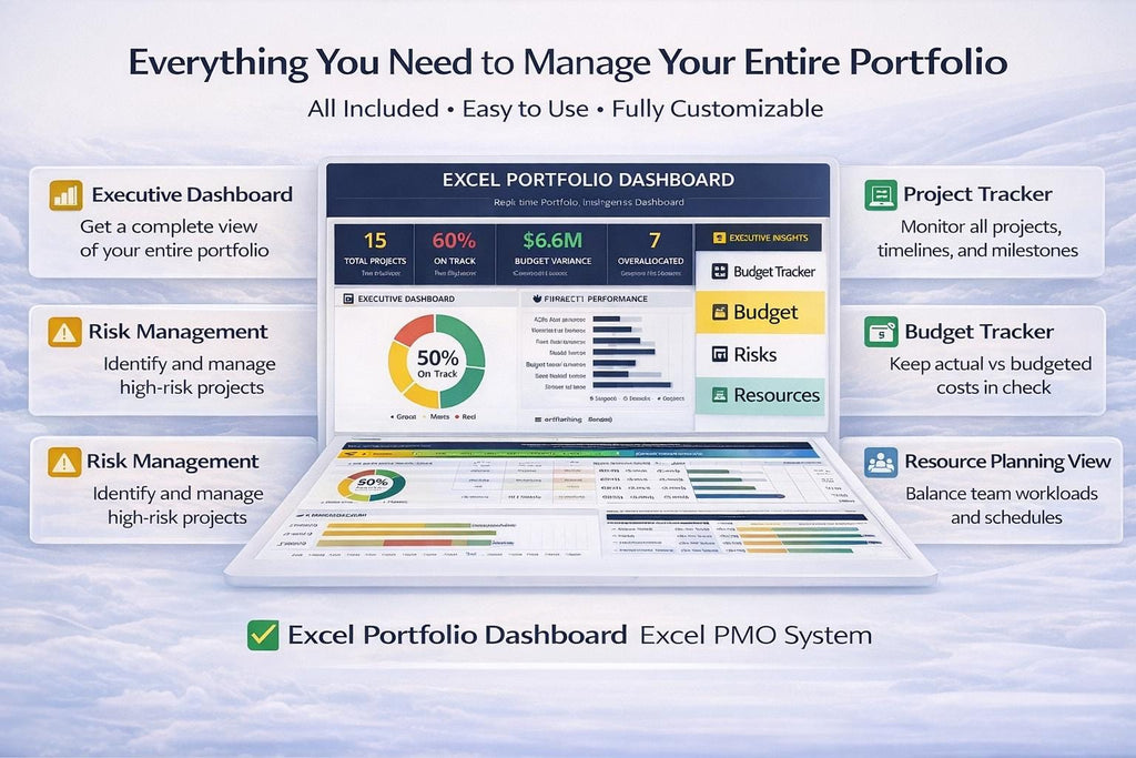 Project Portfolio Excel Dashboard
