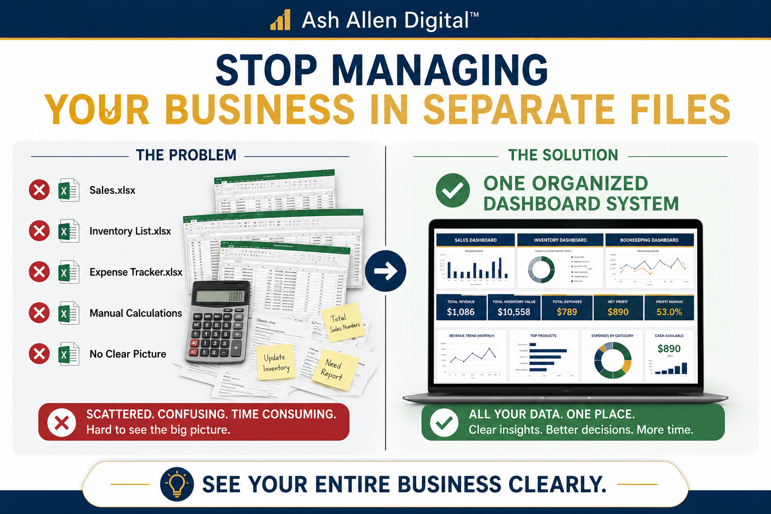 Small Business Command Center™ Excel System