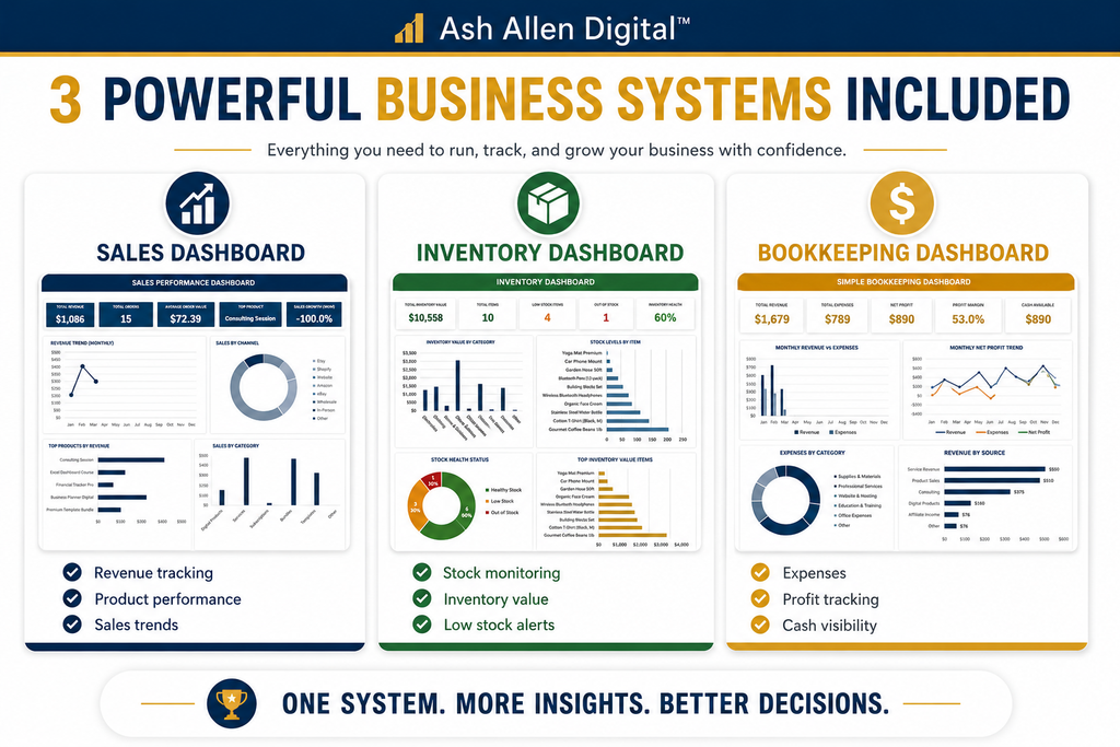Small Business Command Center™ Excel System