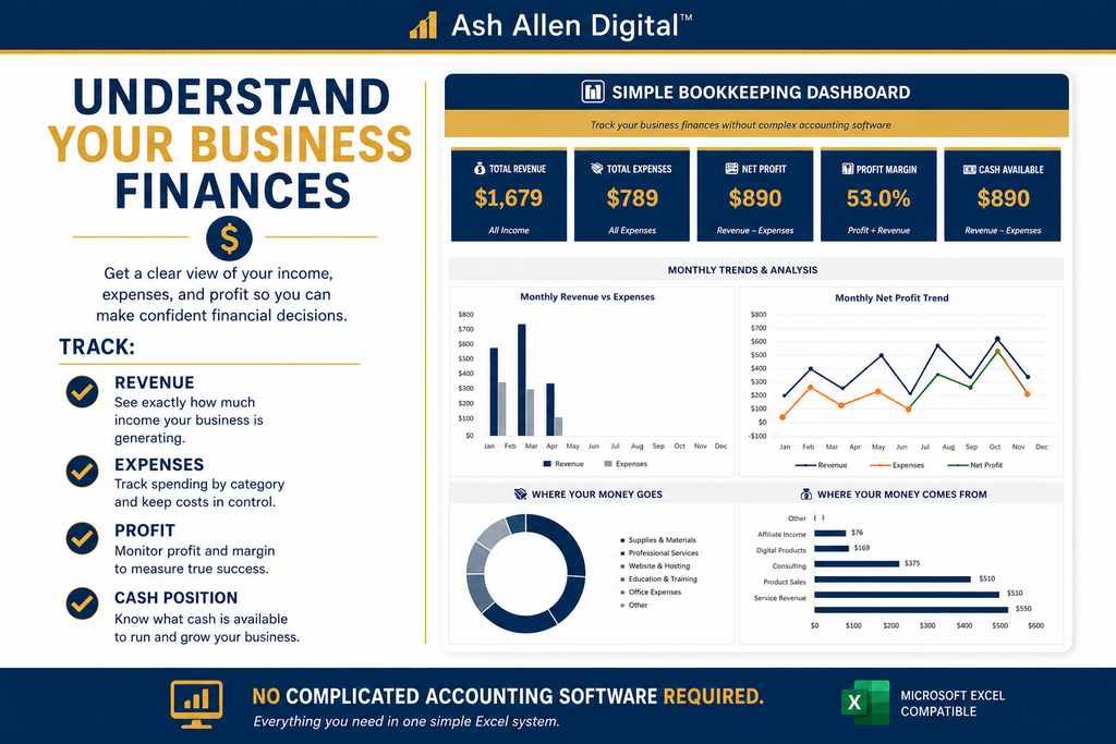 Small Business Command Center™ Excel System