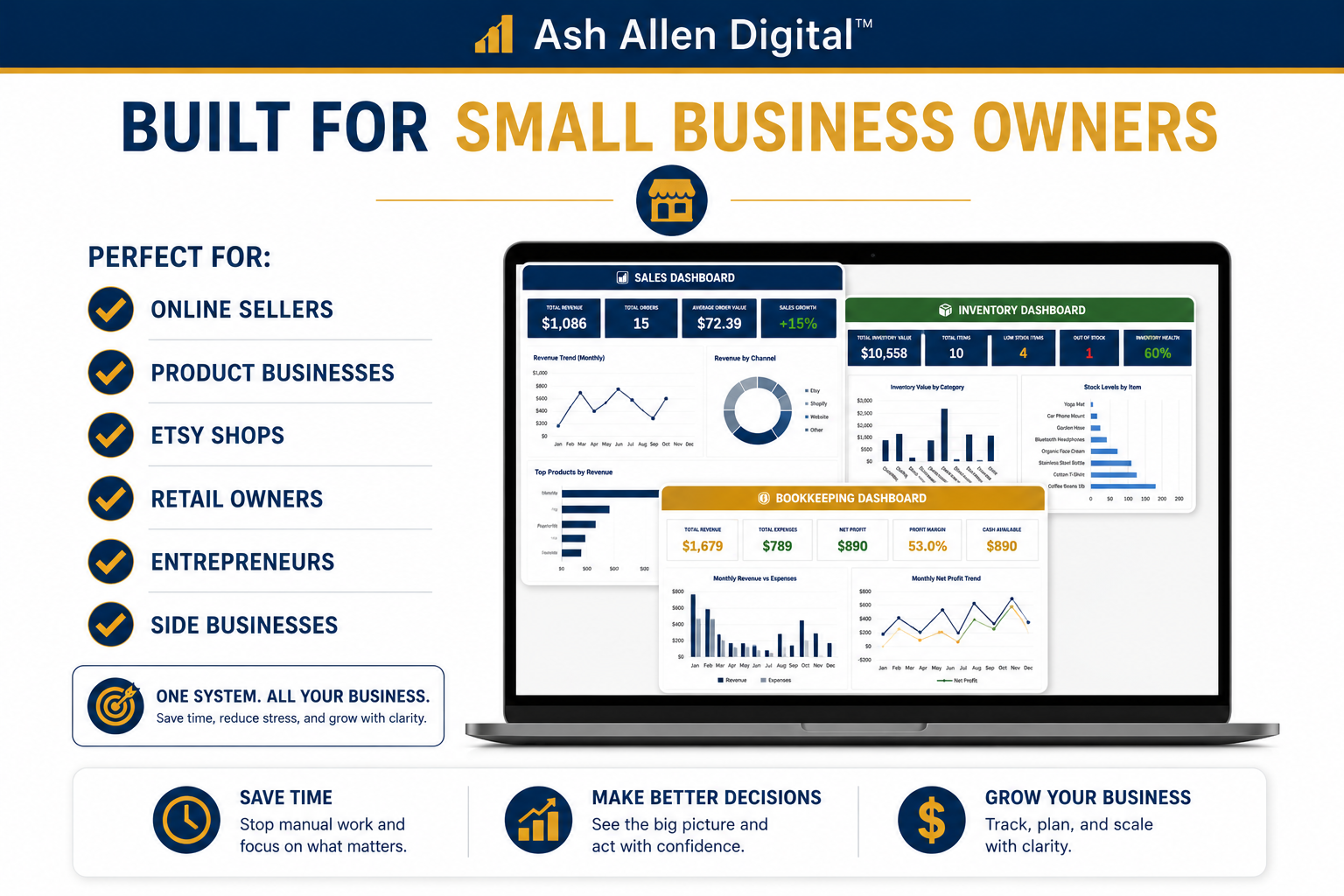Small Business Command Center™ Excel System
