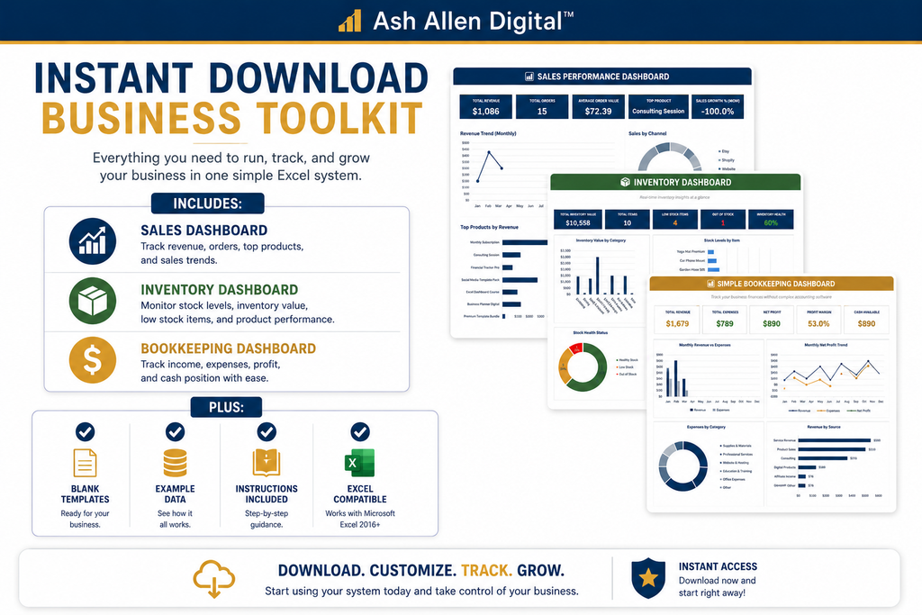 Small Business Command Center™ Excel System