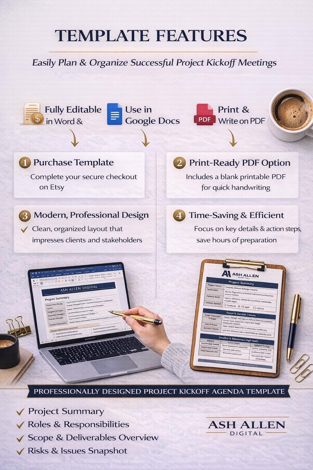 Project Kick-Off Meeting Agenda Template