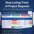 Project Intake Tracker Excel Dashboard