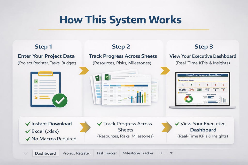 Project Management Excel System