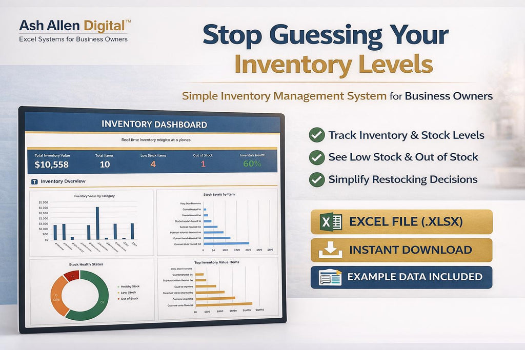 Inventory Management System Excel