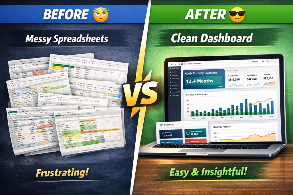 Startup Kpi Dashboard Excel Template