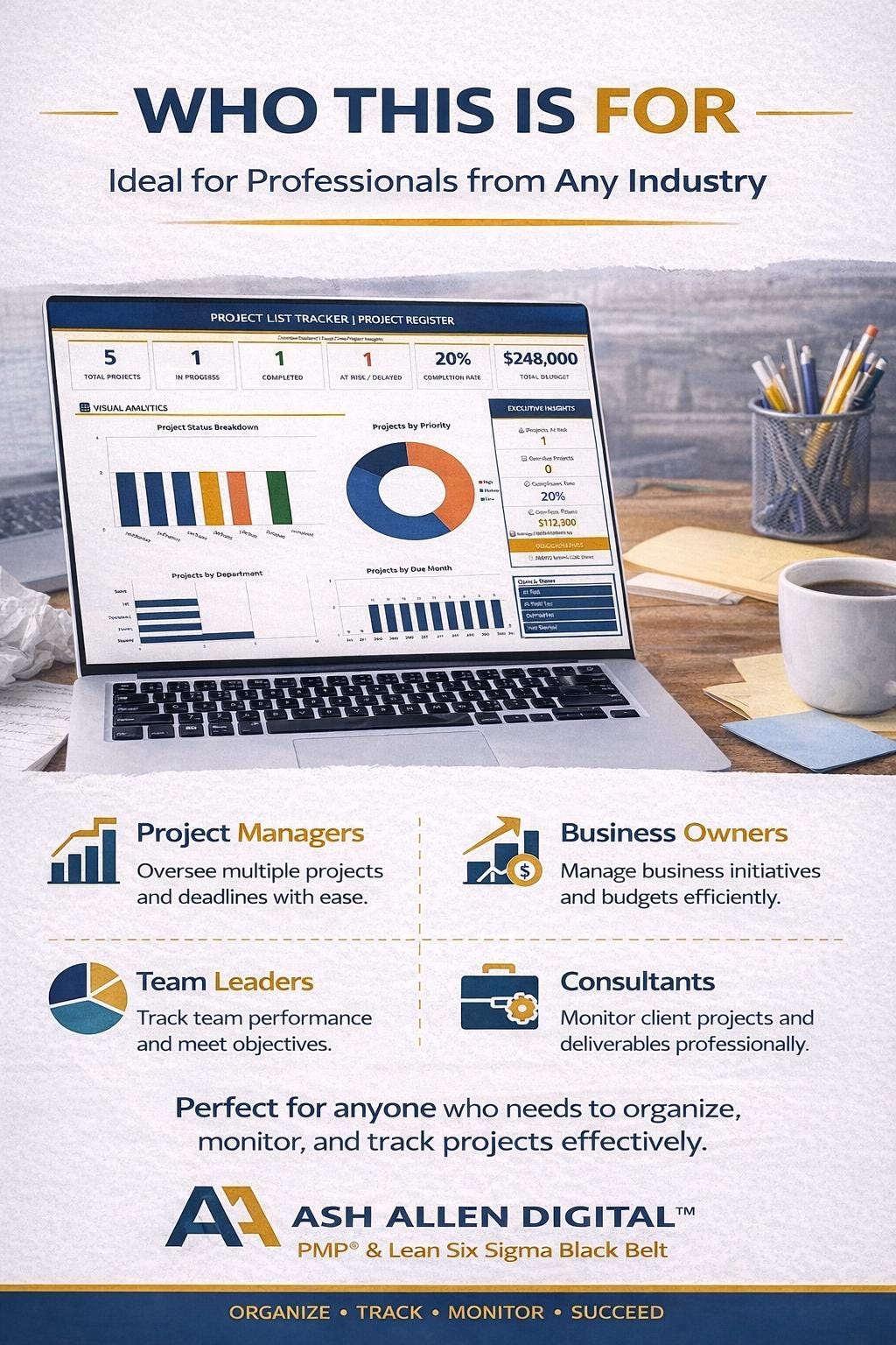 Project List Tracker Excel Template