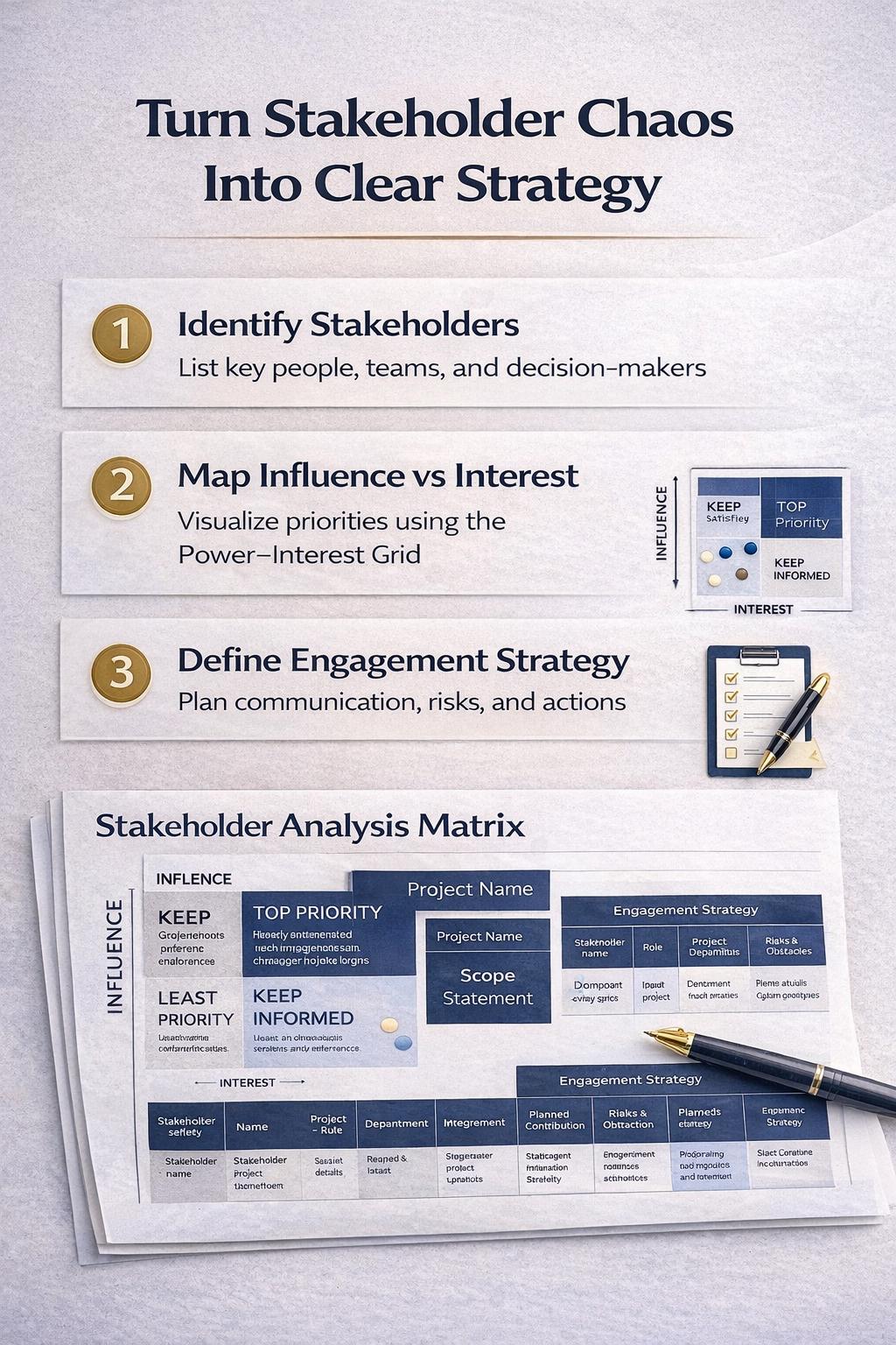 Stakeholder Analysis Matrix Template