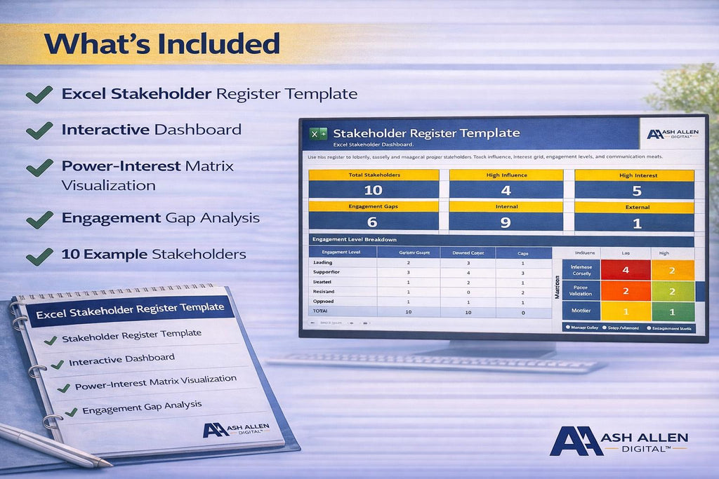 Excel Stakeholder Register Template