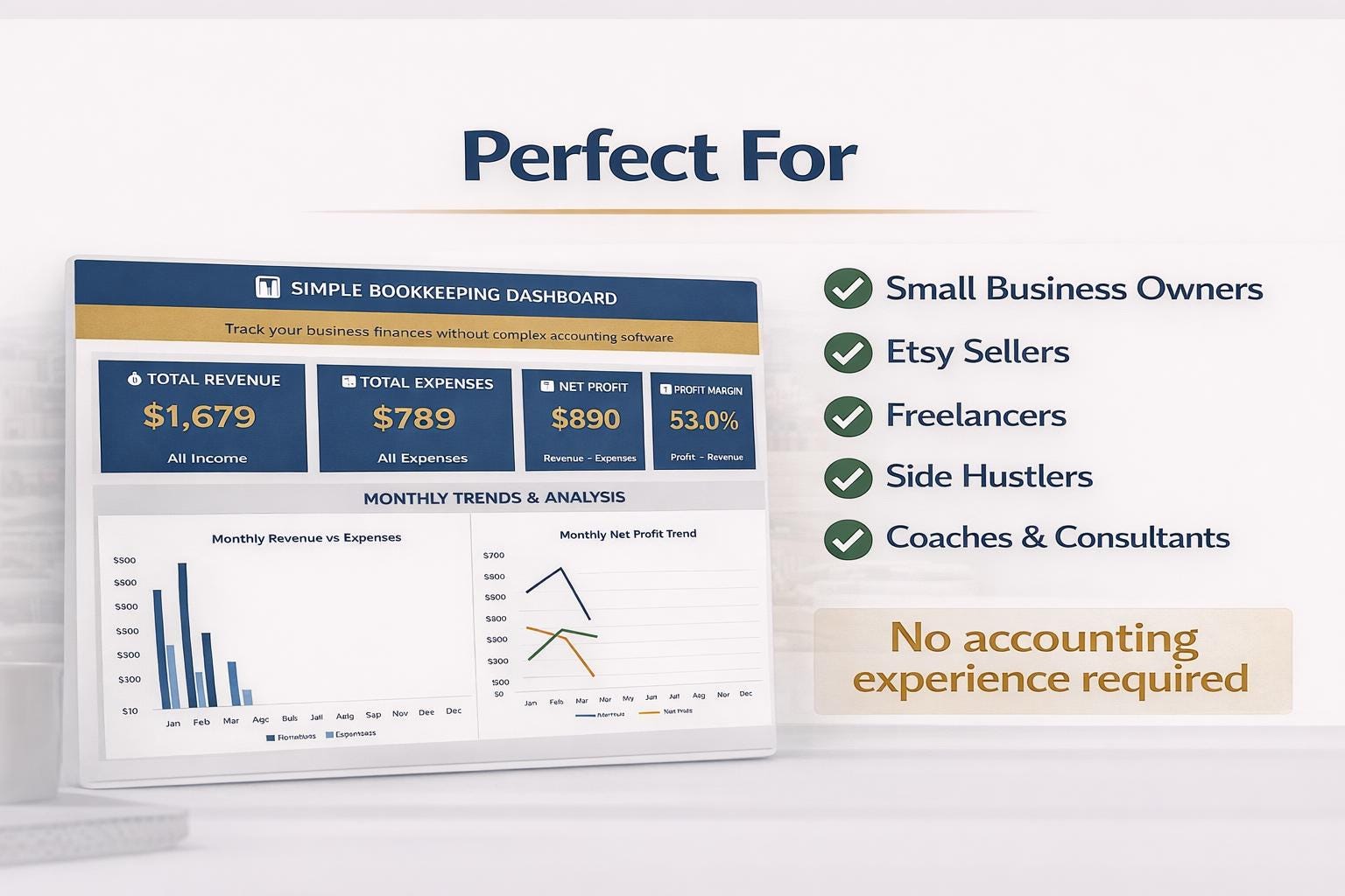 Simple Bookkeeping System Excel