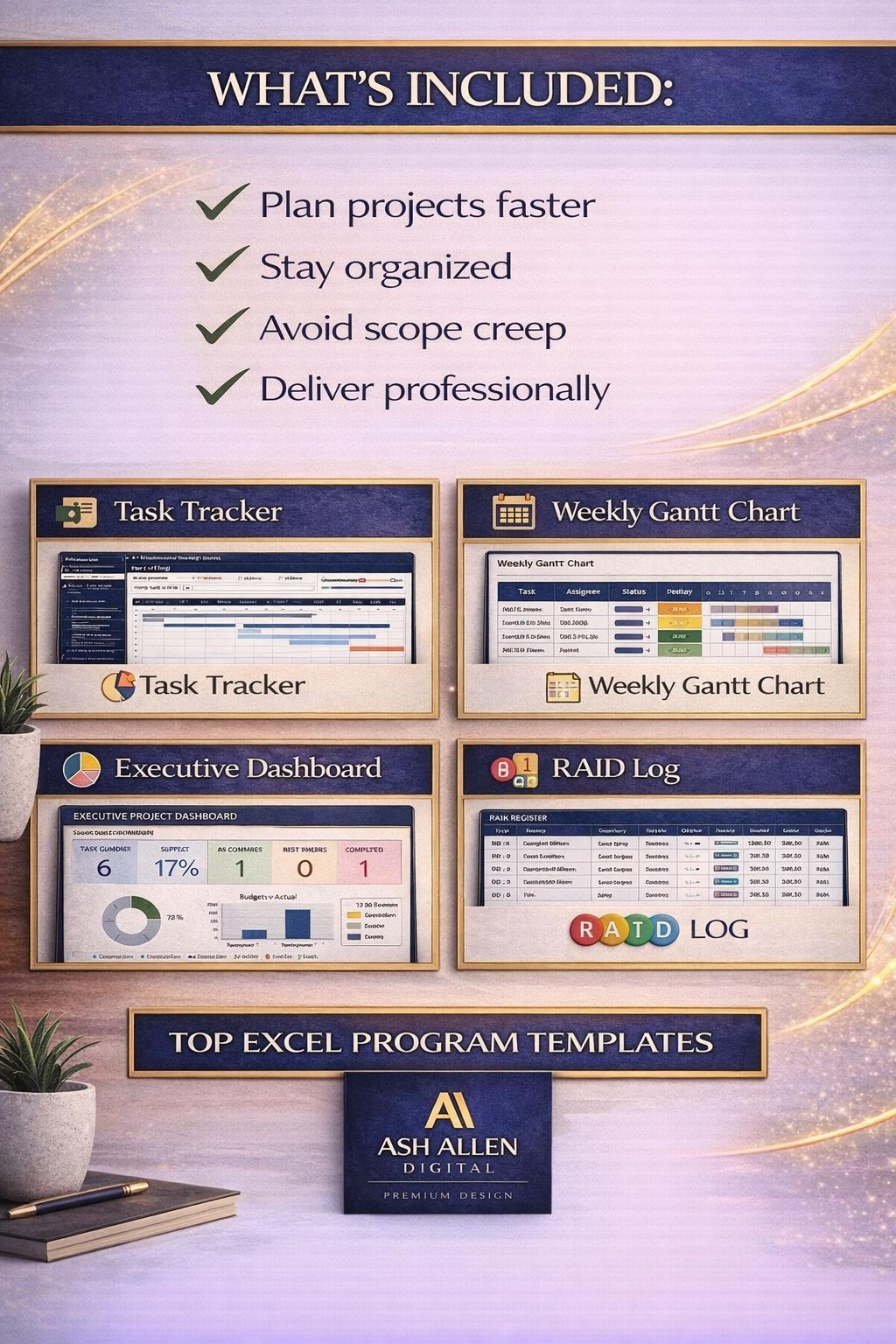 Project Tracker Excel Dashboard