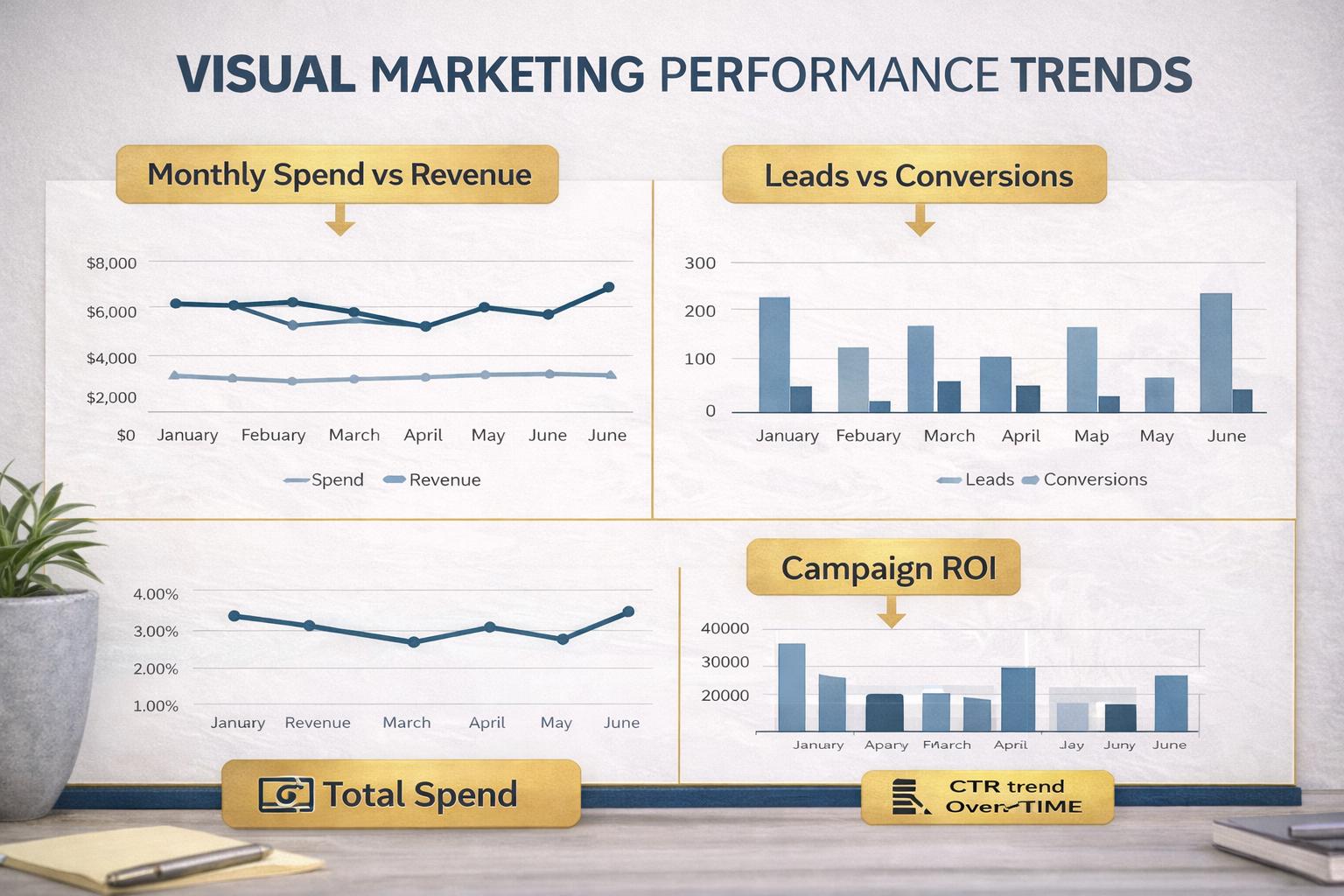 Marketing Dashboard Excel Template